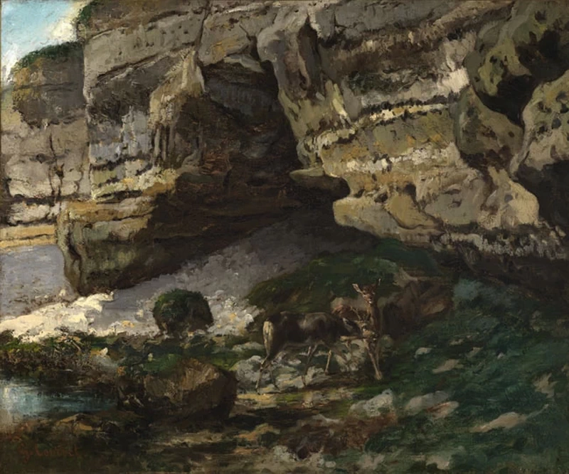Paesaggio roccioso con cervi - Galleria d'arte statale di Karlsruhe